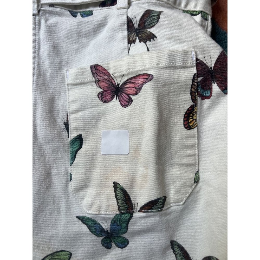 Rent the runway sz 12 Rachel Antonoff clem butterfly pattern jumpsuit rainbow - Picture 10 of 12